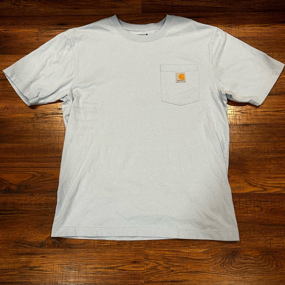 Carhartt Men's Sky Blue Short Sleeve Tee